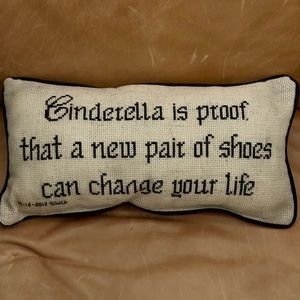 Cross-Stitched Pillow